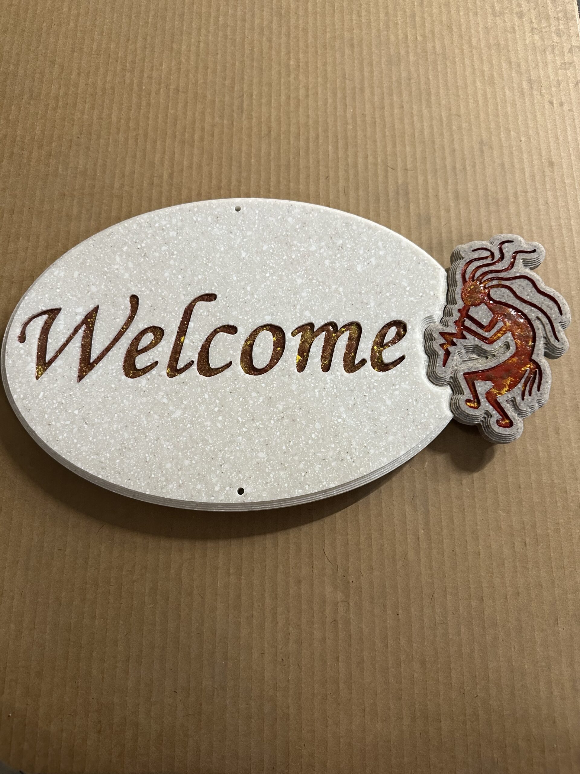 Welcome Sign With Indian