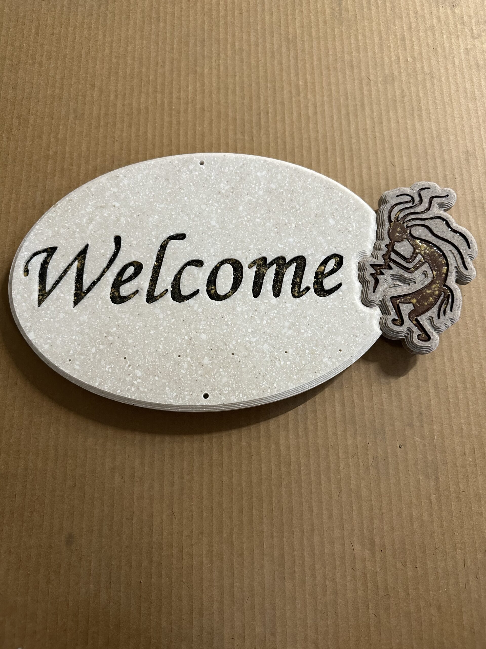 Welcome Sign With Indian