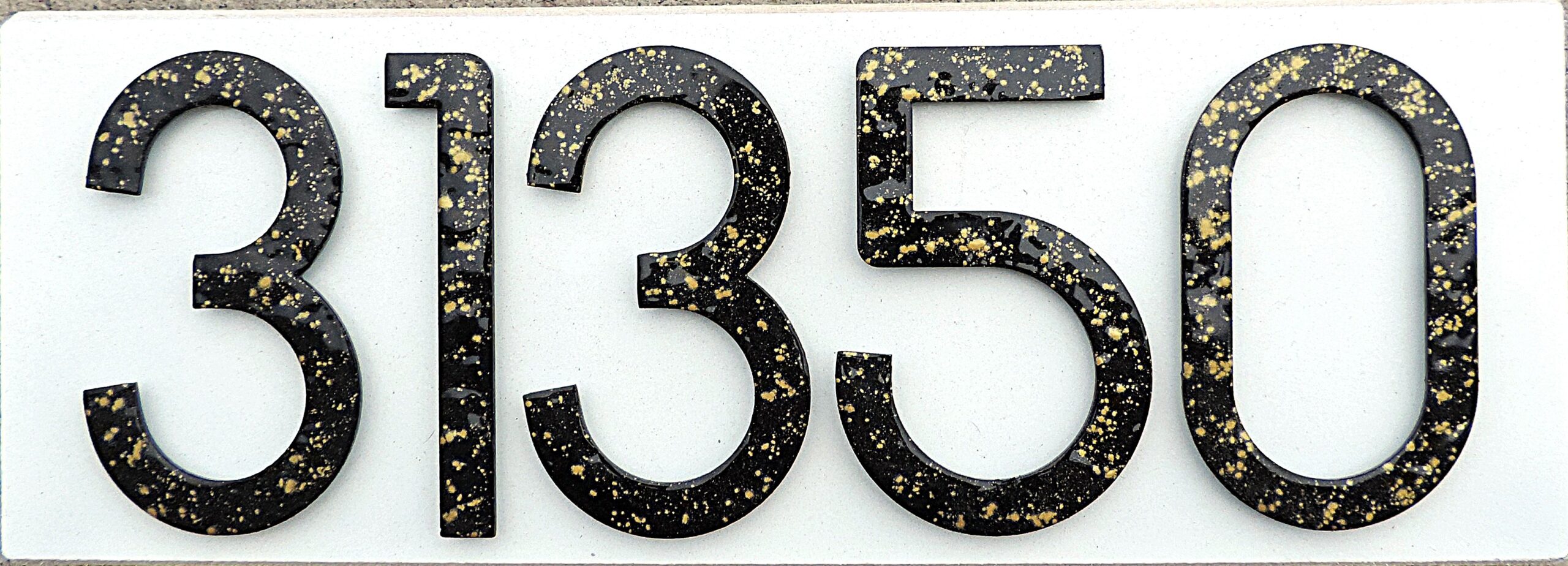 S7 Number Address Plaque